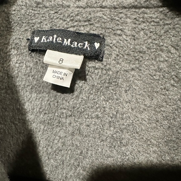 Kate Mack Girls Size 8 Floral Ruffle Trim Coat – EUC - Picture 4 of 4